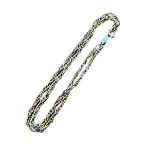 K18(18金）Pt850(プラチナ)　ハーフネックレス